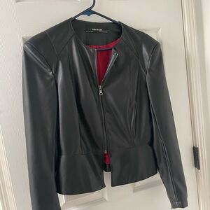 Zara, leather jacket, medium